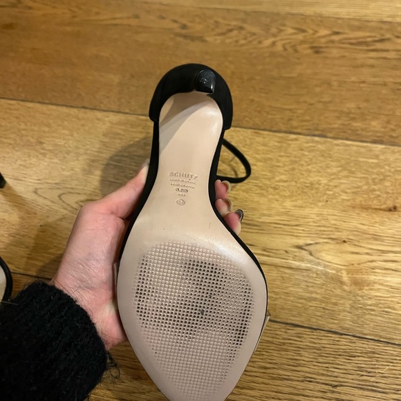 Schutz Sandals/Heels with beautiful bracelet detail, Size 6.5, Worn once inside - Picture 3 of 4